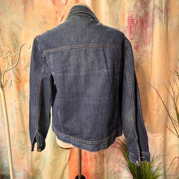 VTG 📌GEGRGE essentials 80s Denim Jacket - Picture 2 of 15
